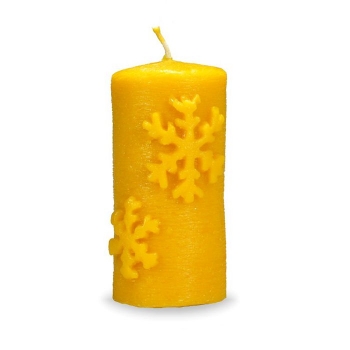 Sviečka s vločkami Sviečka s vločkami