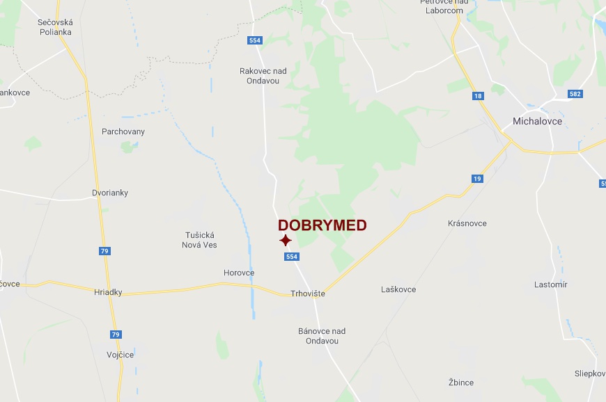 mapa Dobrymed